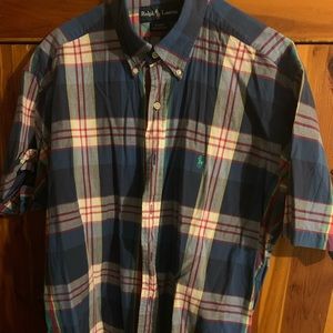 Polo by Ralph Lauren Plaid 100% Cotton button-down